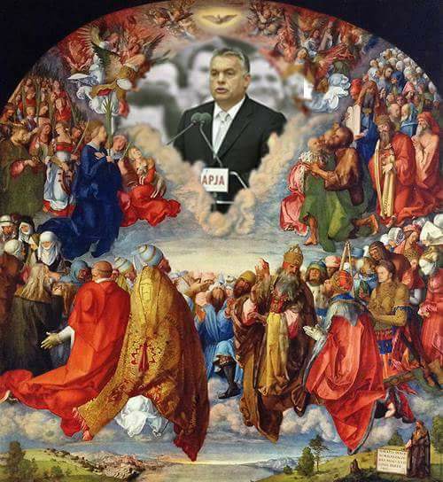 Best of Viktor: Orbán Viktor mint Szentháromság imádása (Dürer Lanauer-oltára alapján)